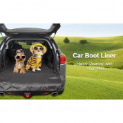 Zellar Car Boot Liner Large - универсално защитно покривало (за домашни любимци) за багажник на автомобил (140 x 270 см) (черен) 8