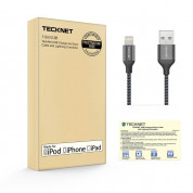 TeckNet P6100 Braided MFi Lightning to USB Cable - изключително здрав и качествен плетен Lightning кабел за iPhone, iPad, iPod с Lightning (100 см) (черен) 4
