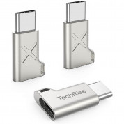 TechRise CTM05320DA02 USB-C to MicroUSB Adapter (3-Pack) (gold)