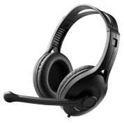 Edifier K800 Over Ear Stereo Gaming Headset - геймърски слушалки с USB, микрофон и управление на звука (черен)