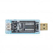 Keweisi 3in1 USB Voltage Current Capacity Meter - USB тестер на напрежение, ток и капацитет (син) 2