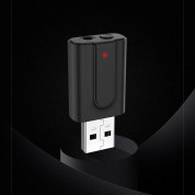 VIKEFON 2-in-1 Bluetooth Wireless Receiver and Transmitter - Bluetooth аудио приемник и предавател с 3.5 мм аудио жак (черен) 16