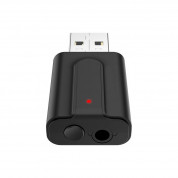 VIKEFON 2-in-1 Bluetooth Wireless Receiver and Transmitter - Bluetooth аудио приемник и предавател с 3.5 мм аудио жак (черен)