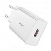 Baseus Speed Mini USB-A QC Wall Charger 18W (CCFS-W02) (white)