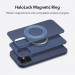 ESR Cloud Halolock Case - силиконов (TPU) калъф с вграден магнитен конектор (MagSafe) за iPhone 12 mini (тъмносин) 3
