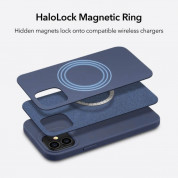 ESR Cloud Halolock Case - силиконов (TPU) калъф с вграден магнитен конектор (MagSafe) за iPhone 12, iPhone 12 Pro (тъмносин) 2