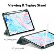 ESR Rebound Pencil Case - полиуретанов калъф с поставка и отделение за Apple Pencil 2 за iPad Air 5 (2022), iPad Air 4 (2020) (черен) 6