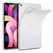 ESR Project Zero Slim Matte Case - удароустойчив силиконов (TPU) калъф за iPad Air 5 (2022), iPad Air 4 (2020) (прозрачен-мат)