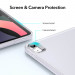 ESR Project Zero Slim Matte Case - удароустойчив силиконов (TPU) калъф за iPad Air 5 (2022), iPad Air 4 (2020) (прозрачен-мат) 3