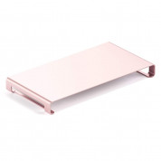 Satechi Aluminium Monitor Stand - настолна алуминиева поставка за монитори, MacBook и лаптопи (розово злато) 3