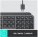 Logitech MX Keys Advanced Wireless Illuminated UK Keyboard - безжична клавиатура с подсветка за Mac (тъмносив) 7