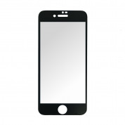 Prio 3D Glass Full Screen Curved Tempered Glass - калено стъклено защитно покритие за iPhone SE (2022), iPhone SE (2020), iPhone 8, iPhone 7 (черен-прозрачен) (bulk)