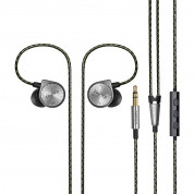 Edifier P297 Kevlar Wired In-Ear Earphones - слушалки с микрофон и управление на звука за мобилни устройства (черен) 2
