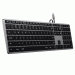 Satechi Slim W3 Wired Backlit Keyboard - качествена алуминиева жична (USB-C) клавиатура с подсветка за Mac (тъмносив)  4