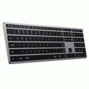 Satechi Slim X3 Bluetooth Backlit Keyboard  - качествена алуминиева безжична клавиатура за Mac (тъмносив)  3
