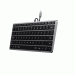 Satechi Slim W1 Wired Backlit Keyboard - качествена алуминиева жична (USB-C) клавиатура с подсветка за Mac (тъмносив)  2