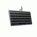 Satechi Slim W1 Wired Backlit Keyboard - качествена алуминиева жична (USB-C) клавиатура с подсветка за Mac (тъмносив)  3