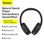 Baseus Encok D02 Pro Wireless Over-Ear Headphones (NGD02-C01) (black) 7