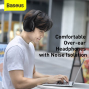 Baseus Encok D02 Pro Wireless Over-Ear Headphones (NGD02-C01) - безжични блутут слушалки за мобилни устройства (черен) 12