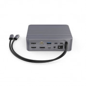 LMP USB-C SuperDock 15-Port Dual-Link - мултифункционален хъб за свързване на допълнителна периферия за компютри с USB-C (тъмносив) 4
