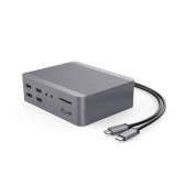 LMP USB-C SuperDock 15-Port Dual-Link - мултифункционален хъб за свързване на допълнителна периферия за компютри с USB-C (тъмносив) 5