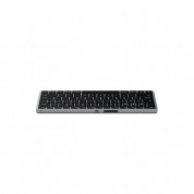 Satechi Slim X1 Bluetooth Backlit Keyboard - качествена алуминиева безжична блутут клавиатура за Mac (тъмносив)  1
