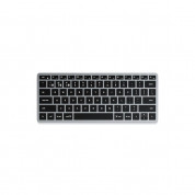 Satechi Slim X1 Bluetooth Backlit Keyboard - качествена алуминиева безжична блутут клавиатура за Mac (тъмносив)  2