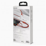 Baseus Flash Series 3-in-1 Fast Charging Data Cable (CA1T3-07) - универсален USB-A кабел с microUSB, Lightning и USB-C конектори (120 см) (оранжев) 2
