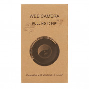 Webcam B16 Full HD - 1080p FullHD домашна уеб видеокамера с микрофон (черен) 4
