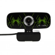 Webcam B5 Full HD - 1080p FullHD домашна уеб видеокамера с микрофон (черен)