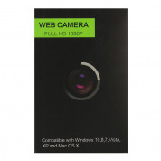 Webcam B5 Full HD - 1080p FullHD домашна уеб видеокамера с микрофон (черен) 3