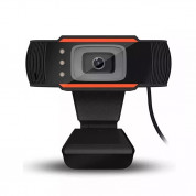 Webcam B7-C2 720p - 720p домашна уеб видеокамера с микрофон (черен)