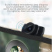 Webcam B18 Full HD - 1080p FullHD домашна уеб видеокамера с микрофон (черен) 4