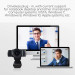 Webcam B18 Full HD - 1080p FullHD домашна уеб видеокамера с микрофон (черен) 5