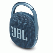 JBL Clip 4 Ultra-Portable Waterproof Speaker - водоустойчив безжичен портативен спийкър (с карабинер) с микрофон за мобилни устройства  (тъмносин)