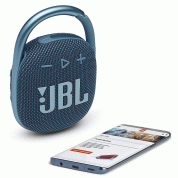 JBL Clip 4 Ultra-Portable Waterproof Speaker - водоустойчив безжичен портативен спийкър (с карабинер) с микрофон за мобилни устройства (тъмносин) 2