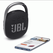JBL Clip 4 Ultra-Portable Waterproof Speaker - водоустойчив безжичен портативен спийкър (с карабинер) с микрофон за мобилни устройства (черен) 2