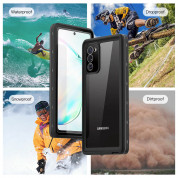 Waterproof Heavy Duty Case - ударо и водоустойчив кейс за Samsung Galaxy S20 Plus (черен) 2