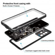 Waterproof Heavy Duty Case - ударо и водоустойчив кейс за Samsung Galaxy S20 Ultra (черен) 1