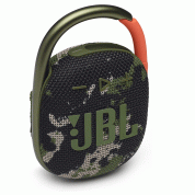 JBL Clip 4 Ultra-Portable Waterproof Speaker - водоустойчив безжичен портативен спийкър (с карабинер) с микрофон за мобилни устройства (камуфлаж)