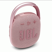 JBL Clip 4 Ultra-Portable Waterproof Speaker - водоустойчив безжичен портативен спийкър (с карабинер) с микрофон за мобилни устройства (розов) 1