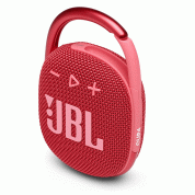 JBL Clip 4 Ultra-Portable Waterproof Speaker - водоустойчив безжичен портативен спийкър (с карабинер) с микрофон за мобилни устройства (червен)