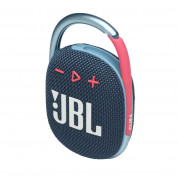 JBL Clip 4 Ultra-Portable Waterproof Speaker (blue-pink)