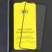 Premium Full Glue 9D Edge to Edge Tempered Glass - стъклено защитно покритие за целия дисплей на iPhone 12 mini (черен) 5