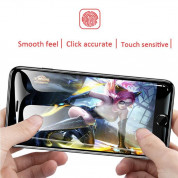 Premium Full Glue 9D Edge to Edge Tempered Glass - стъклено защитно покритие за целия дисплей на iPhone 12 mini (черен) 2