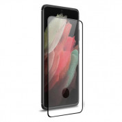 Premium Full Glue 5D Tempered Glass - стъклено защитно покритие за целия дисплей на Samsung Galaxy S21 (черен)