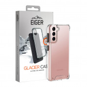 Eiger Glacier Case - удароустойчив хибриден кейс за Samsung Galaxy S21 Plus (прозрачен)