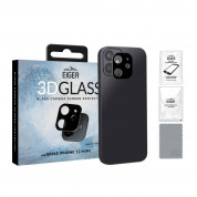Eiger Glass 3D Camera Lens Protector - предпазен стъклен протектор за камерата на iPhone 12 mini (черен)