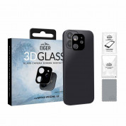 Eiger Glass 3D Camera Lens Protector - предпазен стъклен протектор за камерата на iPhone 12 (черен)