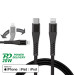 4smarts MFI PremiumCord USB-C to Lightning Cable XXL - USB-C кабел към Lightning за Apple устройства (300 см) (черен) 2